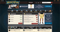 Desktop Screenshot of hearthpwn.com
